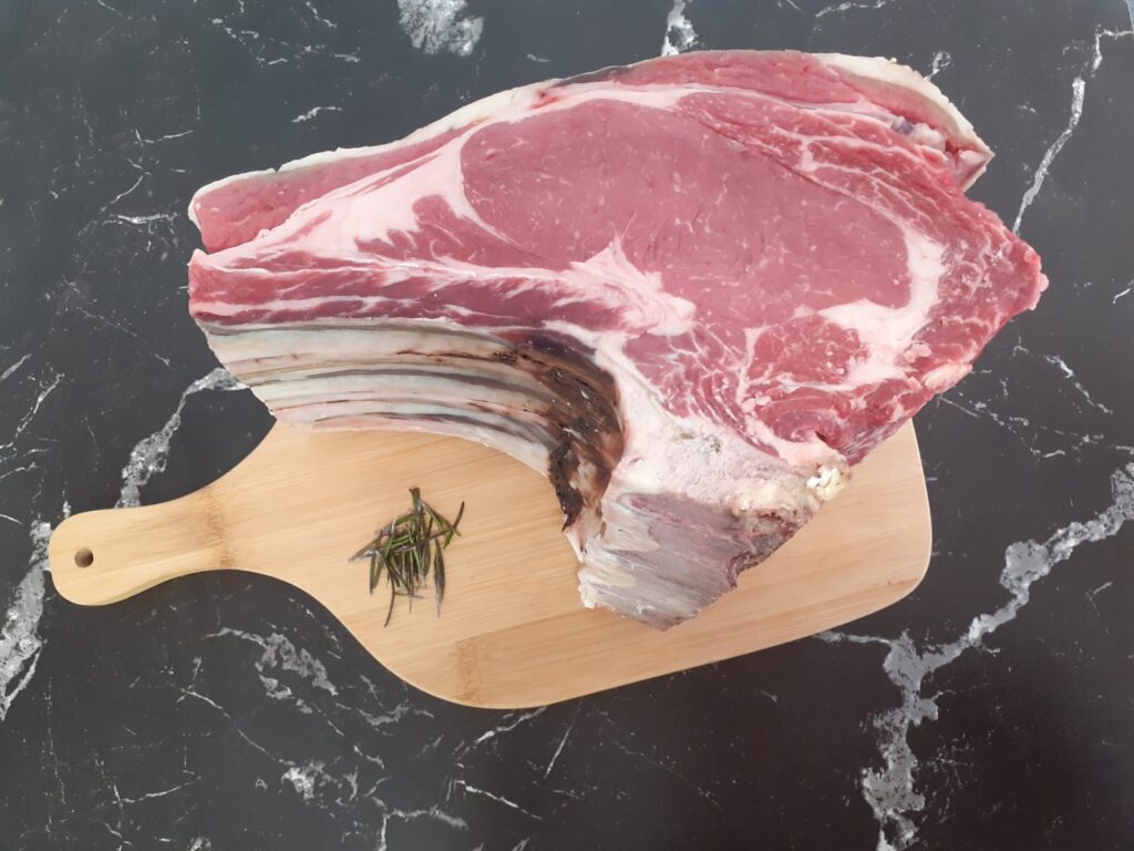 Bone in Rib of Beef C Stevens Traditional Butcher